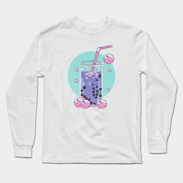 Boba tea Long Sleeve T-Shirt by DragonDream